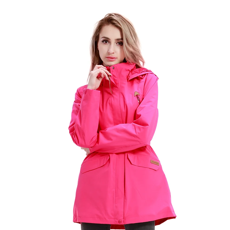ROYALWAY 2019 Зимняя коллекция Женская ветровка со съемной флисовой подкладкой 2 шт.