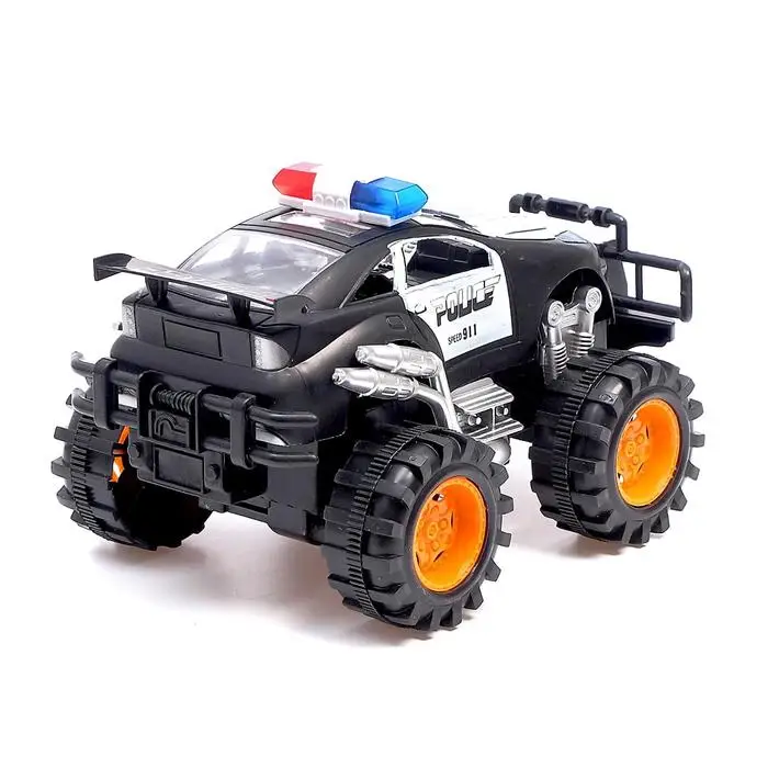 Машина радиоуправляемая Дорожный патруль работает от батареек МИКС | Игрушки и
