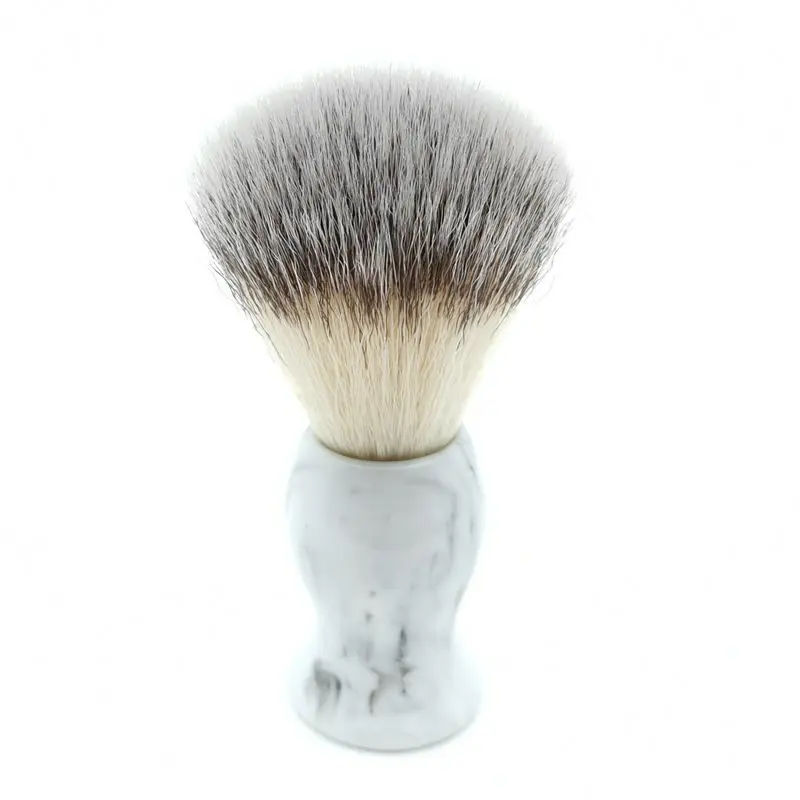 TEYO Synthetic Shaving Brush of Landscape Handle Perfect for Man Wet Shave Kits Cream Safety Double Edge Razor