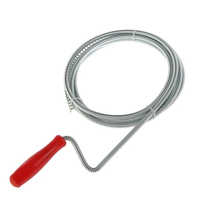 Трос сантехнический СТМ оцинкованный с ручкой d=6 мм L= 2 5 м 3670616 |