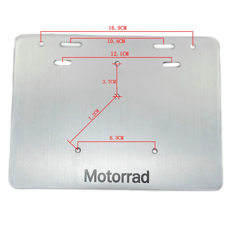 

FOR BMW C650GT R1200GS LC adventure Durable License plate holder Aluminum oxidation