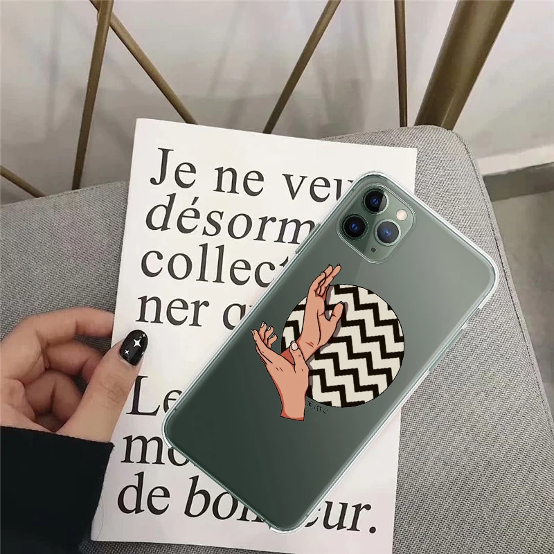 Прозрачный мягкий силиконовый чехол из ТПУ для телефона Twin Peaks Fire Walk With Me ALE Cooper