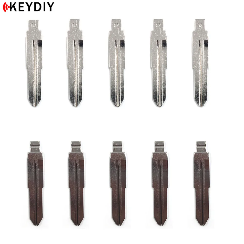 KEYDIY 10 шт./партия Металлические Пустые балванки для ключей KD-X2/VVDI удаленный тип ключа#62 для Mitsubishi(слева) для Benz Mini No.62 Blade