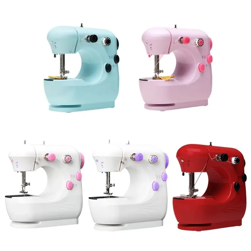 

Household Sewing Machine 2-Speed Adjustable Family Mini Electric Sewing Machine