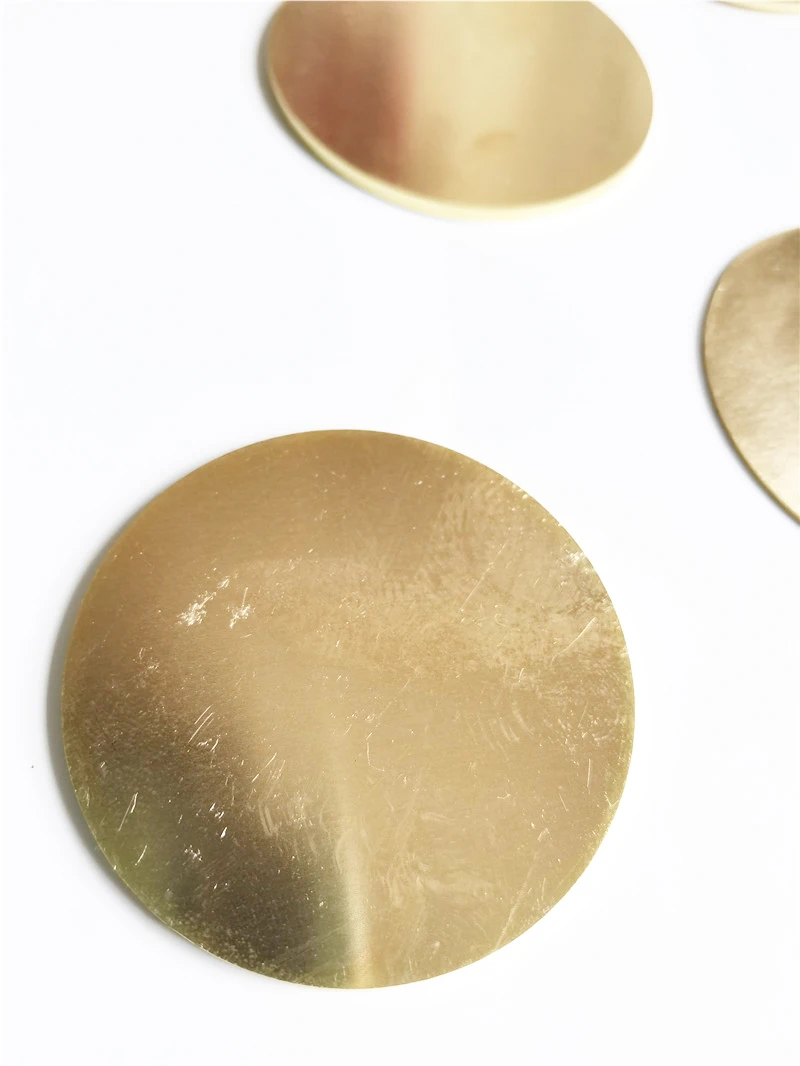 

Brass Disc Round Plate Sheet Diameter 50mm 100mm 150mm 200mm Copper Alloy Sheet Plate