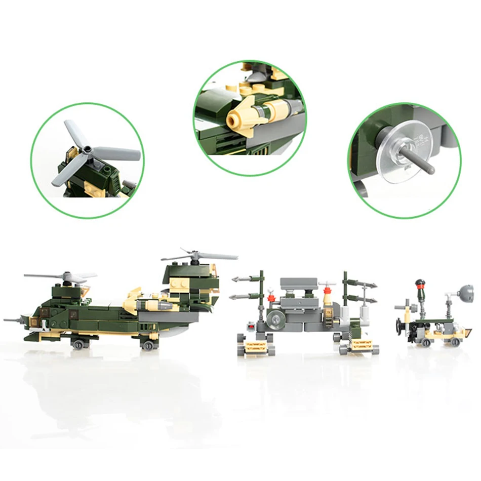 16 в 1 Детский конструктор вертолет | Игрушки и хобби