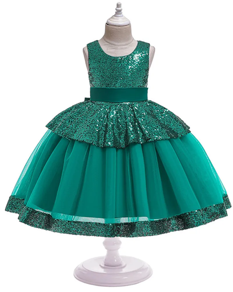 Girl Lace Dress Costumes for Girls Christmas Party Elegant Princess Dress Girl Wedding Dress Child Clothes 3- 10 Years
