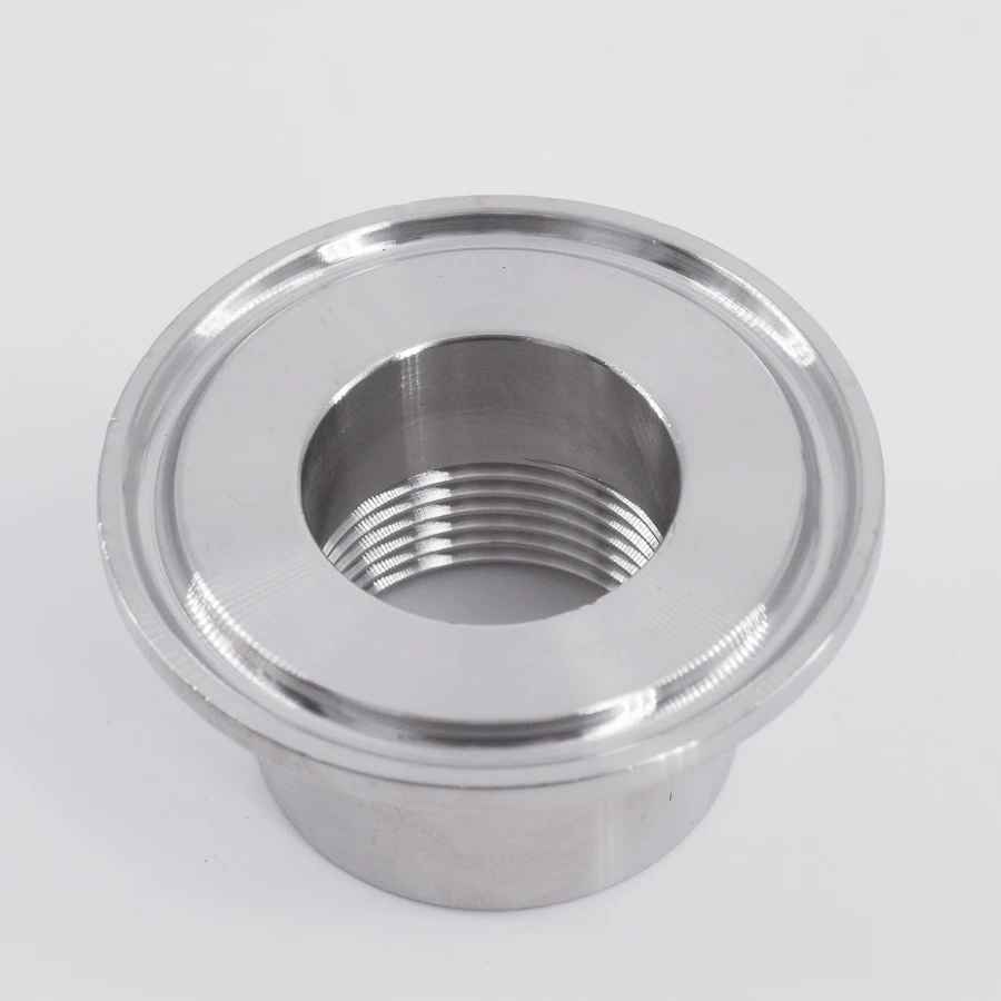 3/4 &quotBSPT Female x 1 5&quot Tri Clamp SUS 304 санитарная муфта из нержавеющей стали подходит для