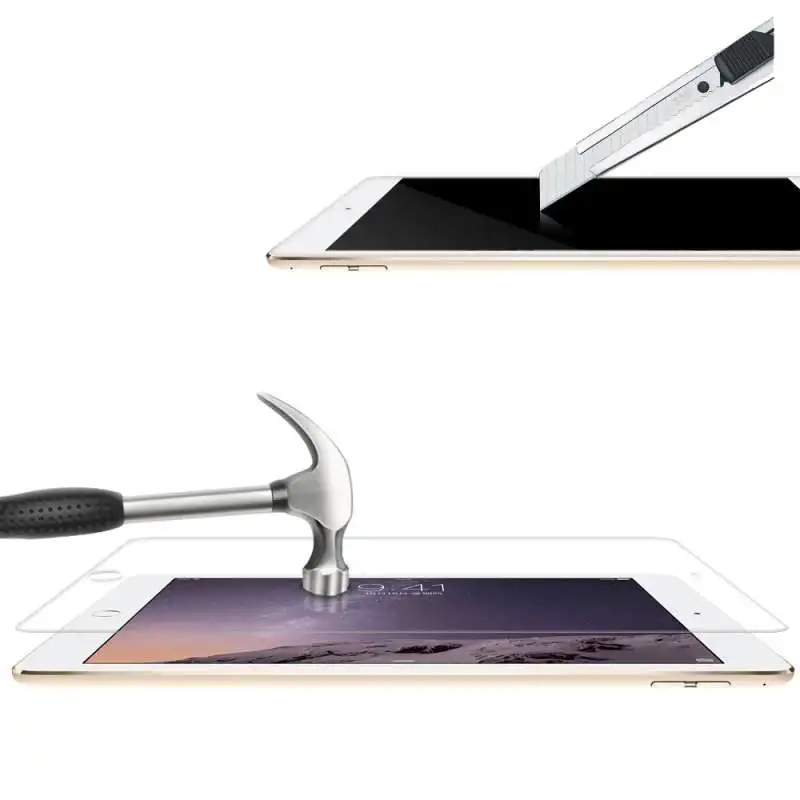 Закаленное стекло для iPad 2 3 4 / Air Pro 9 7 10 5 11 Mini 1 5/9 2017 2018 5th 6th 7th защита экрана|cover