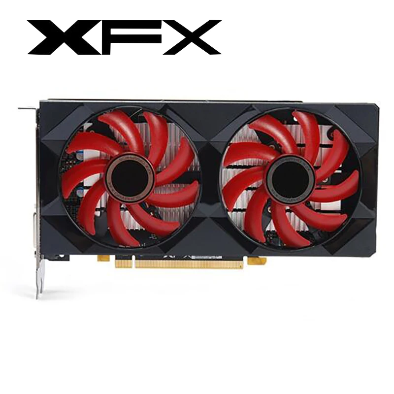 Б/у видеокарты XFX RX 560 4 Гб GPU 128 бит для AMD Radeon RX560D графические карты GDDR5 настольный