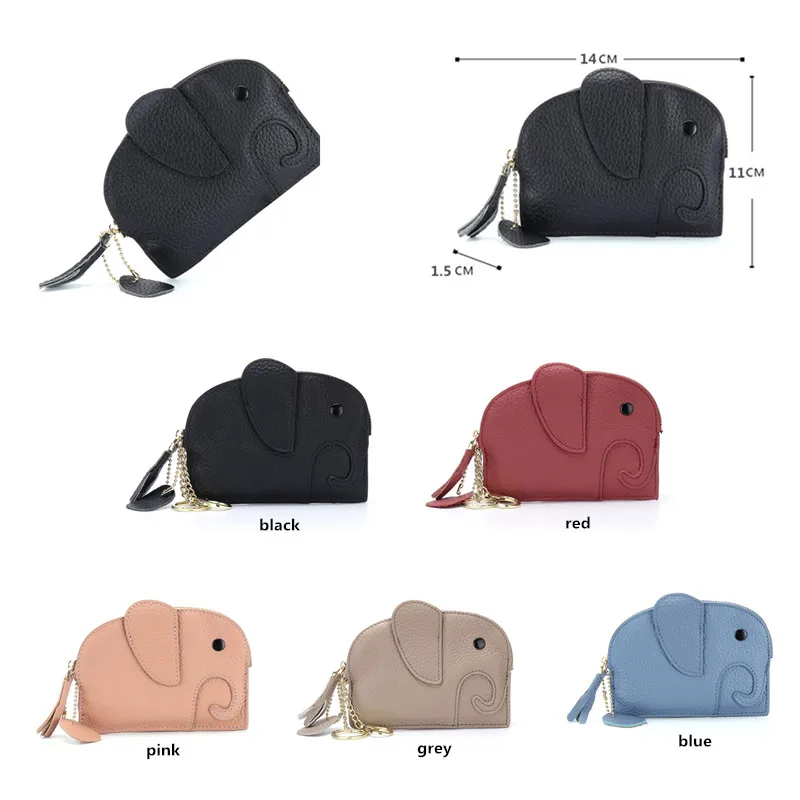 Мини-кошелек OKKID из натуральной кожи для девочек Детский кошелек милый детский со