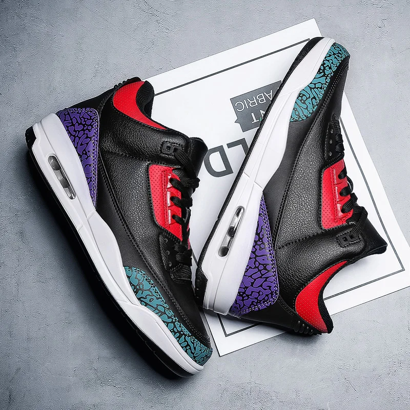 Мужские Повседневные Легкие баскетбольные туфли нескользящая износостойкая