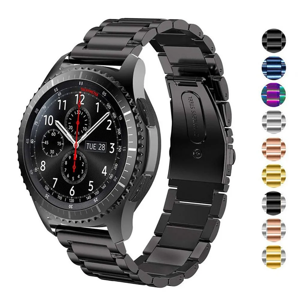 Ремешки для наручных часов Samsung Gear S2 / S3 20 мм 22 смарт-часы с классическим тремя
