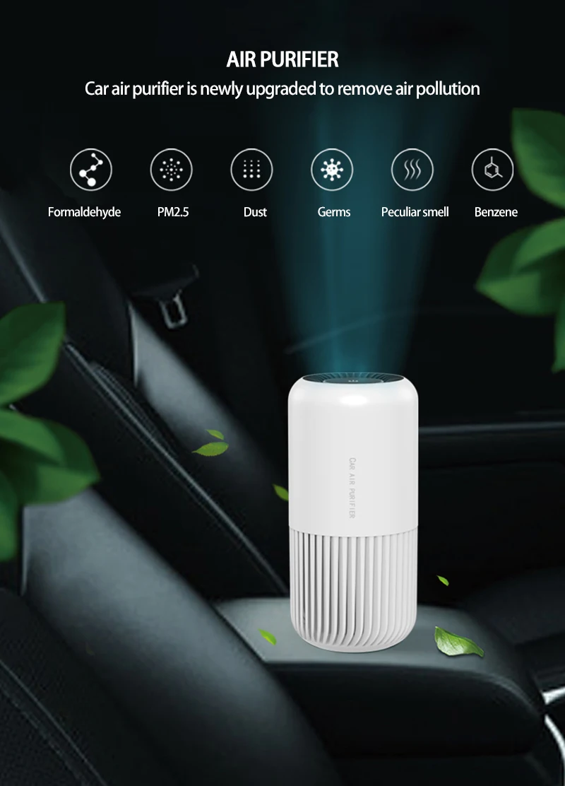 

Car Air Purifier Usb Desktop Mute Small Home Portable Air Fresher Remove Odor Mini Home Vehicle Air Cleaner Remove Formaldehyde