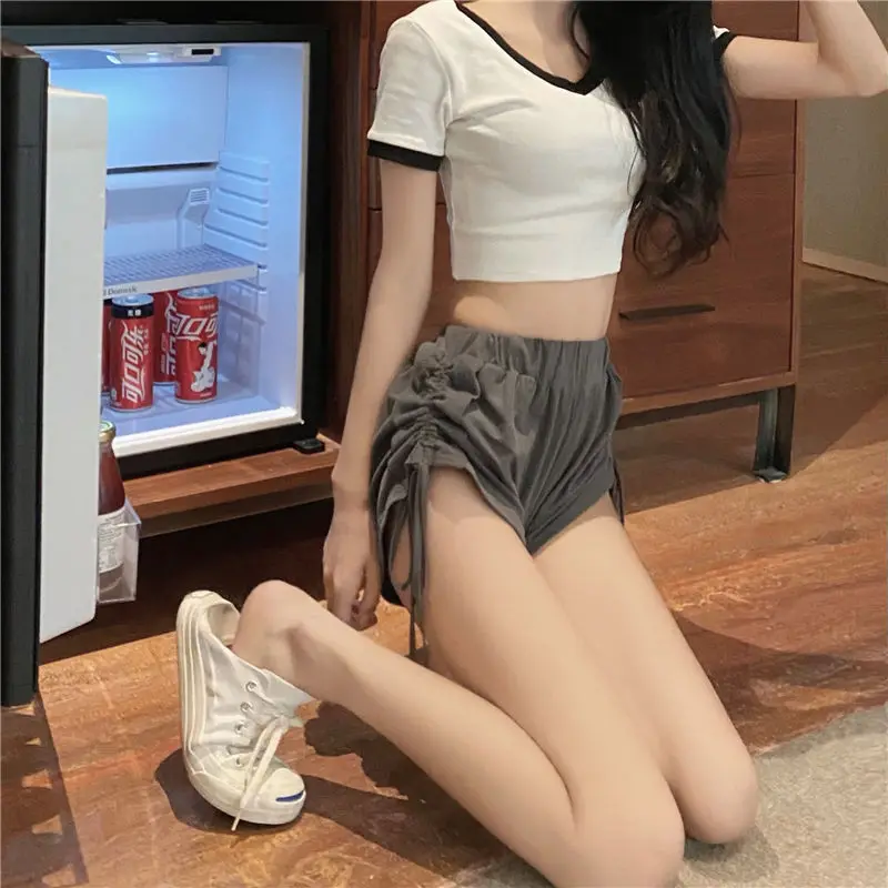 

Shorts women's summer 2021 new design sensation fried Street Spice Girls leisure sports large size loose slim high waist pants