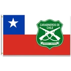 Полицейские карабины Чили, флаг Чили, флаг Чили, индивидуальный флаг 100D, баннер из полиэстера, 60x90 см90x15 см120x180 см