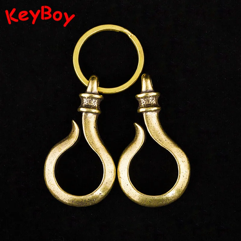 Модный латунный u образный брелок Круглый пояс крючок поясные подвески ювелирный