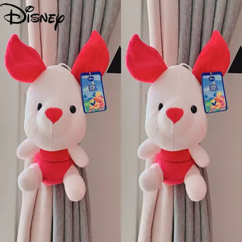 

Disney Cartoon Pooh Cute Creative Personality Buttons Plush Children's Room Decoration Curtain Toys