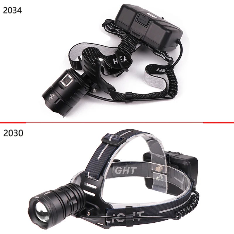 Самый яркий светодиодный налобный фонарь XHP70.2 водонепроницаемый с зумом мощный