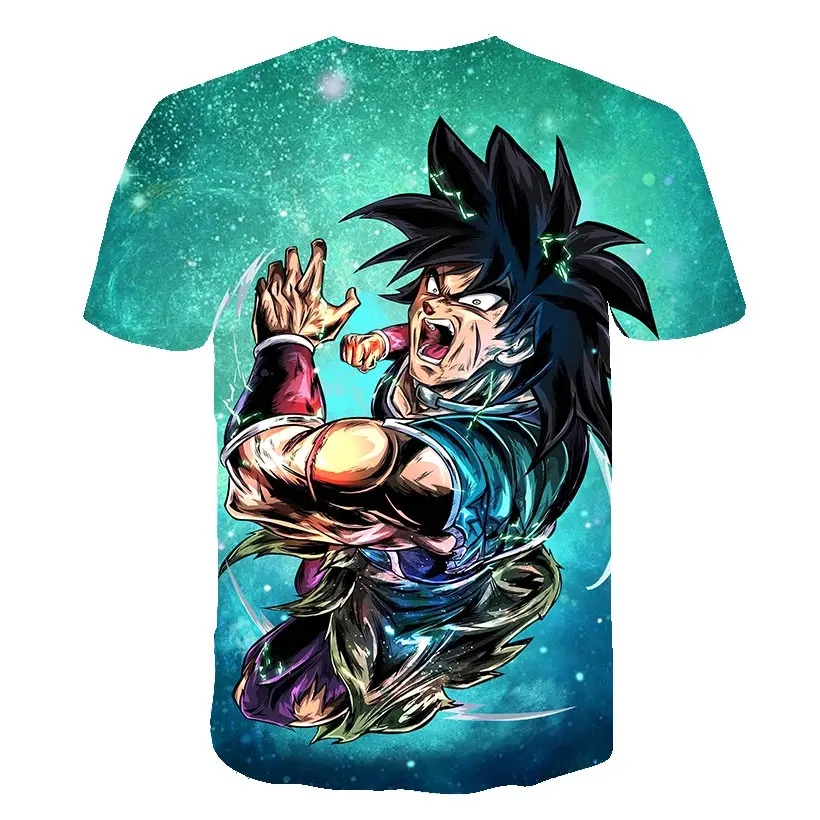 

2020 Hot Sale 3d Printing Creative T-Shirt Passionate Anime Character T-Shirt Fun Fitness Street Hip-Hop Street Casual T-Shirt