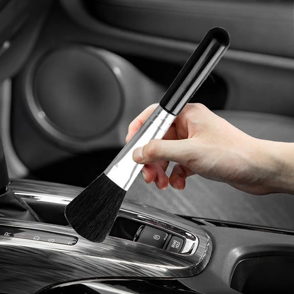 

Soft Detailing Brush Scratch Free PP Air Outlet Dust Cleaning Brush for Cars Keyboards