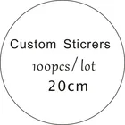 20 см100 шт.персонализированные свадебные наклейки, индивидуальные, сувенирные коробки этикетки, Крещение, ваше изображение, логотип, индивидуальныйдетское шоу