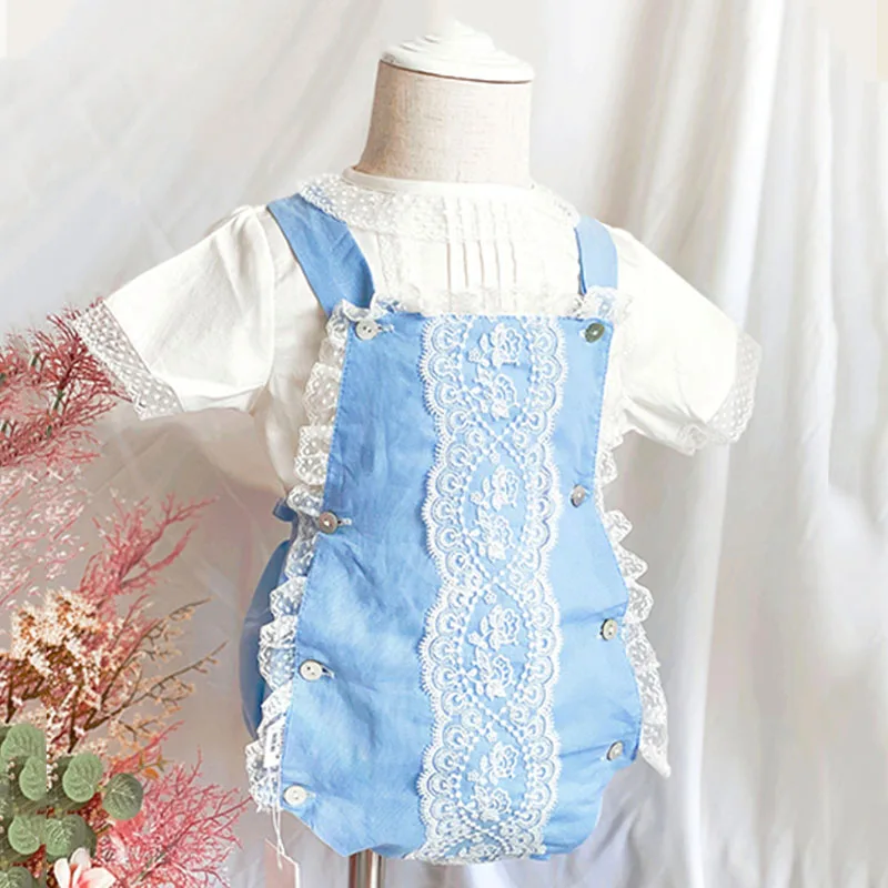 

Cekcya Baby Girl Boutique Romper Newborn Gifts Infant Birthday Baptismal Clothing Customize Toddler Girls Christening Jumpsuit