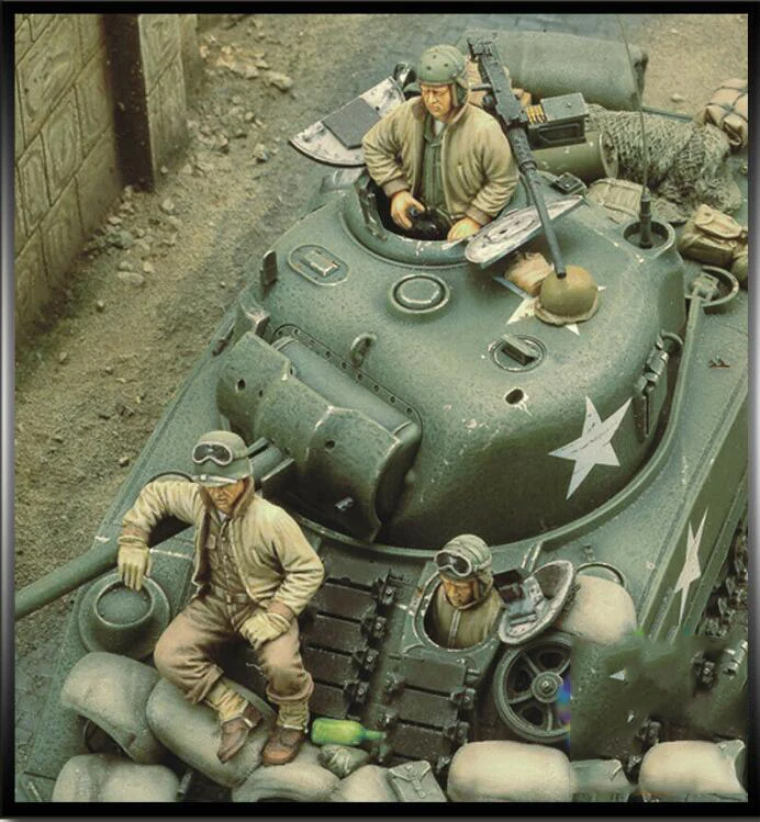 1/35 набор для сборки модели из смолы американский танкер (3 фигурки не включают