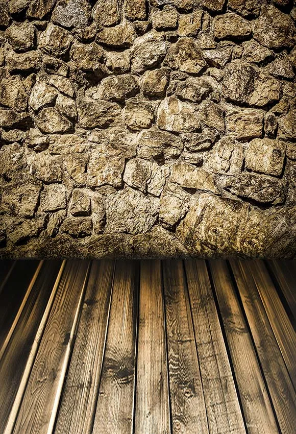 

Stones Wooden Floor Photophone Photography Backgrounds Baby Portrait Backdrops For Photo Studio Props