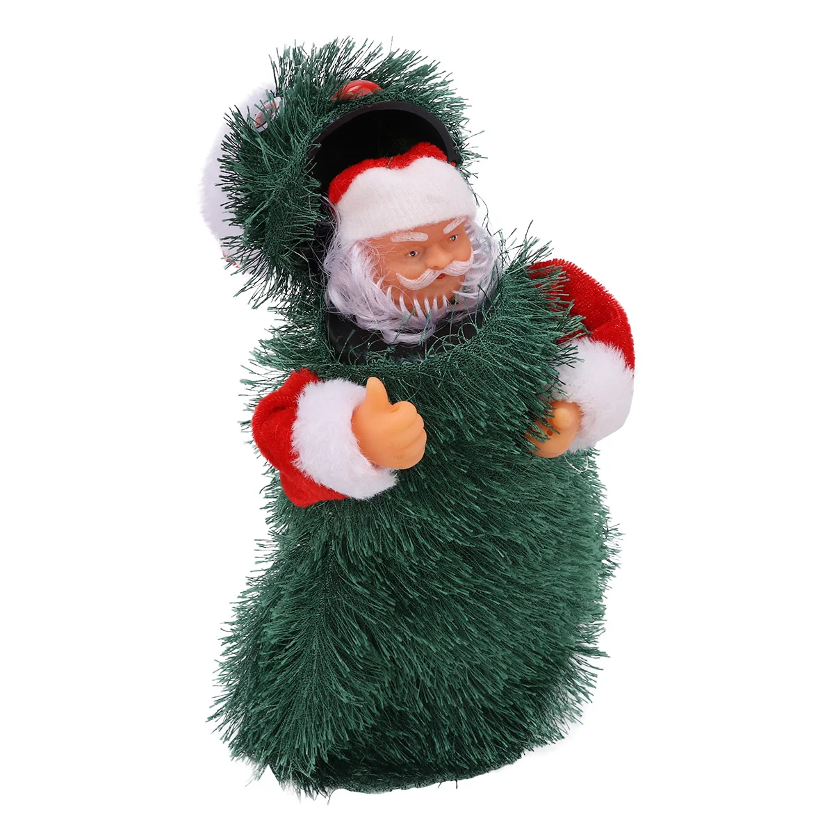 

1 шт. Электрический Санта Клаус танцующий пение Рождество для детей аккумулятор