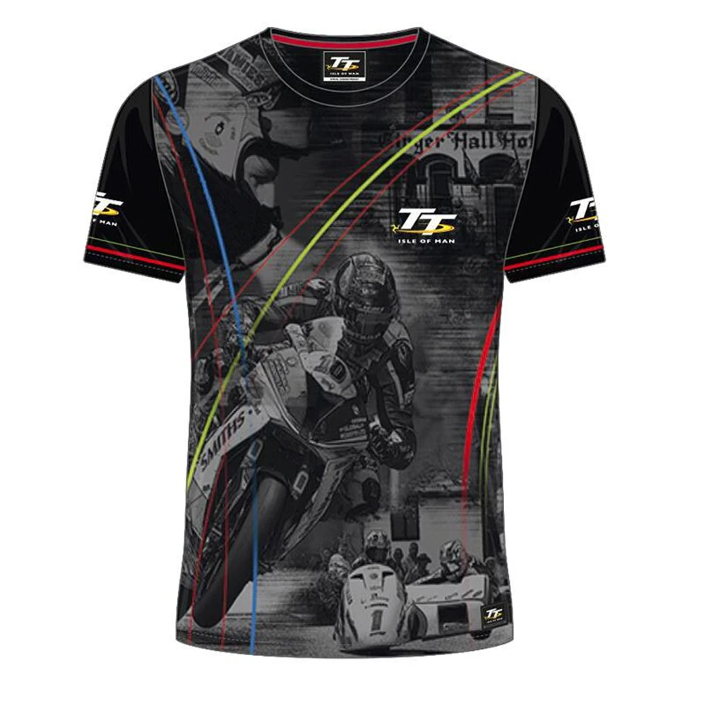 Рубашка гоночная TT IILS для мужчин мотоциклетная футболка Повседневный дышащий