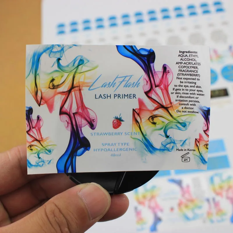 Индивидуальный Логотип печатный рулон наклейка ярлык фотография бутылки