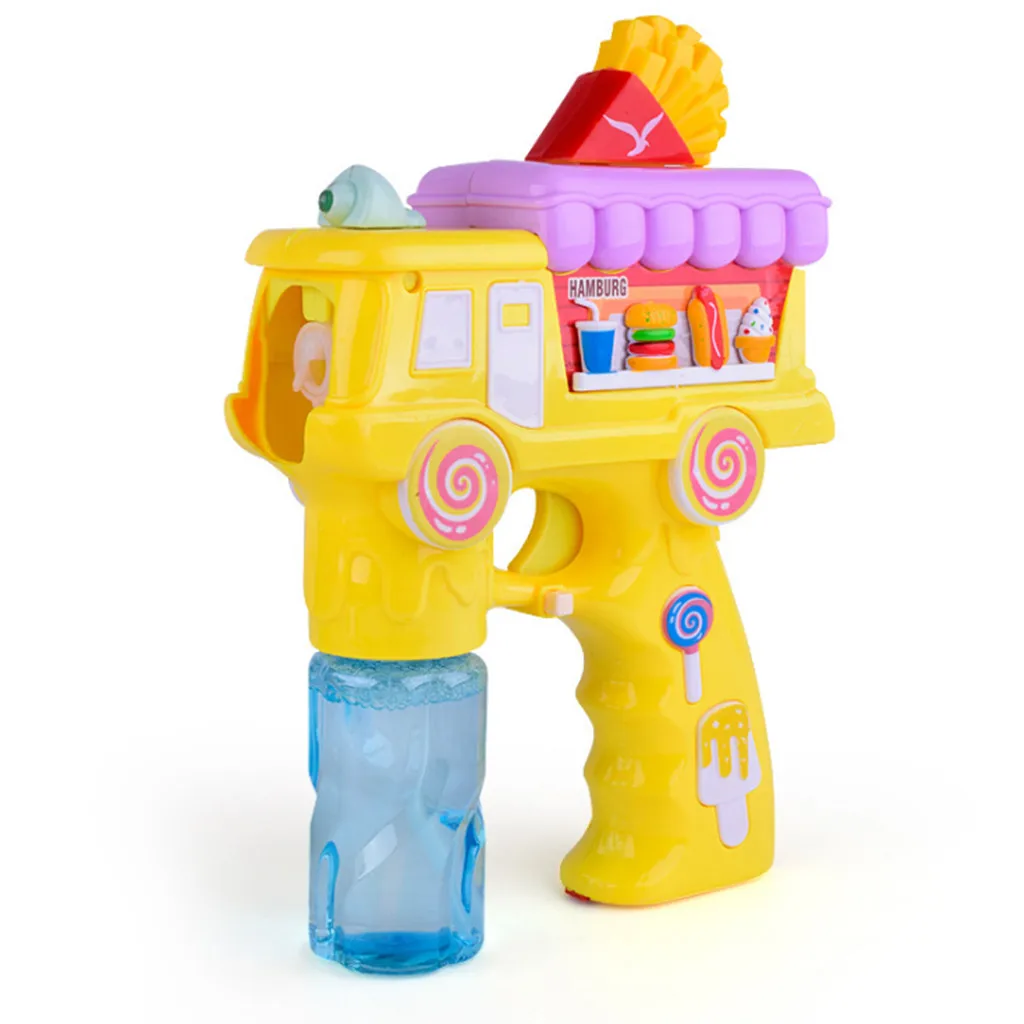 Уличные электрические детские игрушки для детей мультяшное мыло гамбургеров