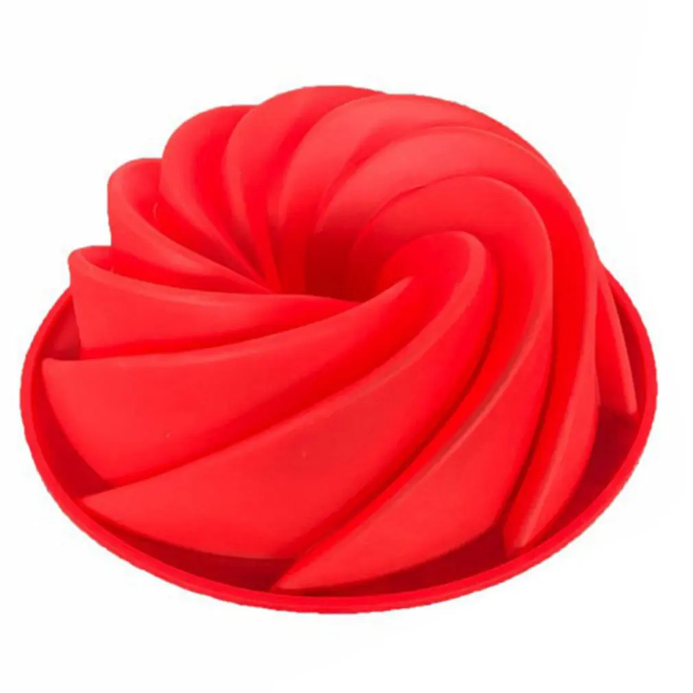 Силиконовая форма для торта сделай сам силиконовая большая спиральная шифоновая