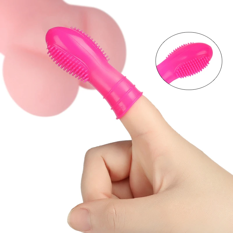 Мягкий силиконовый массажер для пальцев точки G клитора вагинального