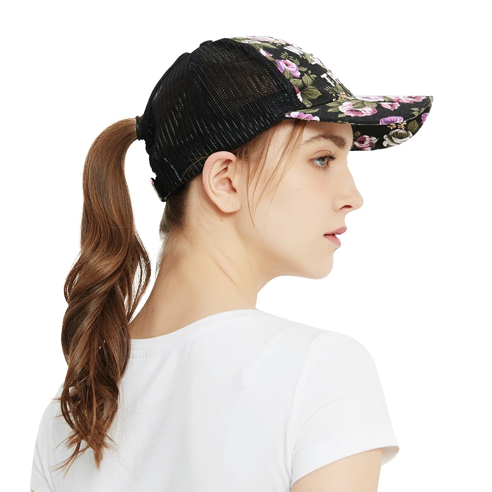 Женская шапка Трампа 2020 американский конский хвост грязные шапки булочки