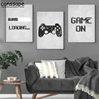 Настенная Картина на холсте для видеоигр, постеры с нагрузкой и цитатами, современные принты, художественные настенные картины для мальчиков, Декор для дома