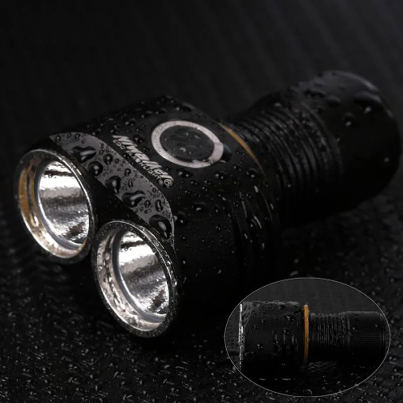 NIWALKER ETmini V1 V2 18350 лм EDC фонарик USB C перезаряжаемый 9 режимов Многофункциональный