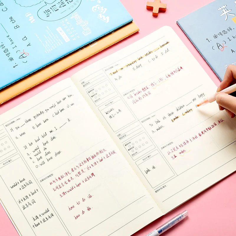 

Zanken english wrong question book B5 classroom error correction question notebook collection thickened subject record book