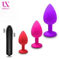 anal butt plug soft silicone prostate massager gay product anal plug mini erotic bullet vibrator sex toys for men women adult 18