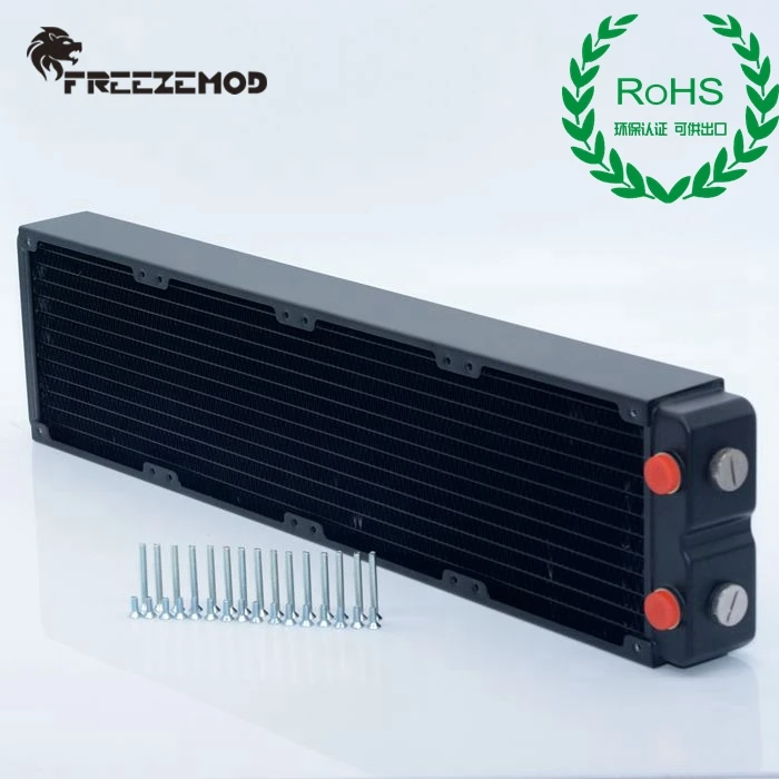 FREEZEMOD компьютер ПК водяной охладитель медный радиатор двухслойный 45 мм толщиной