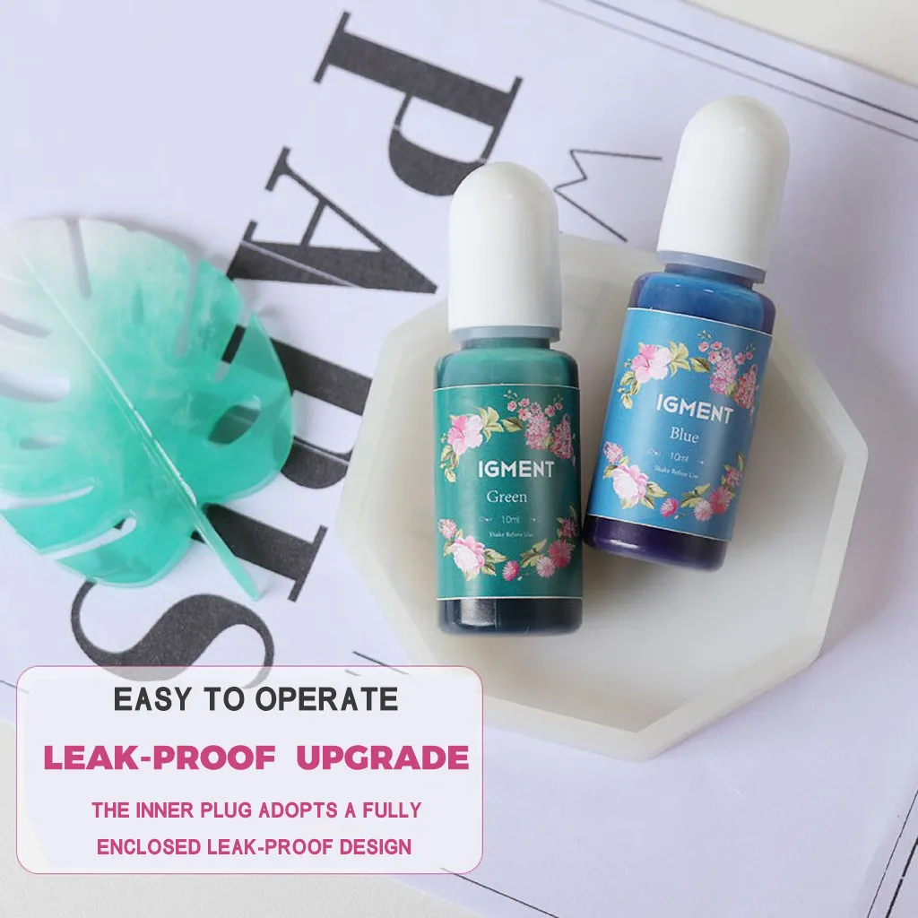 Полимерные красители для ювелирных изделий сделай сам 15 цветов практичные