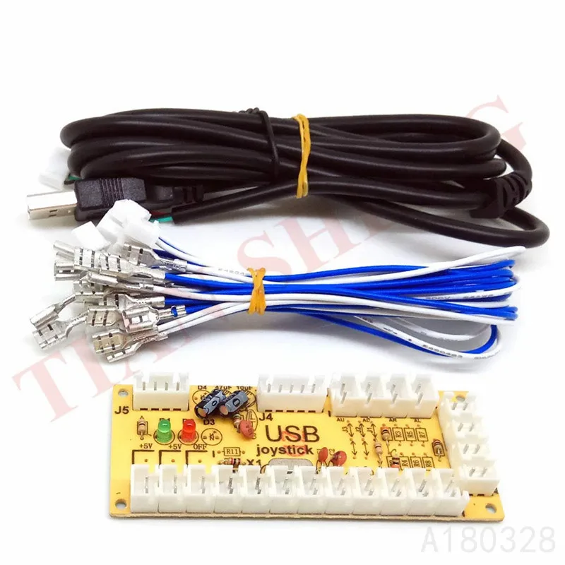 Комплект для самостоятельной сборки с 2 игроками USB-кодировщик нулевой задержкой