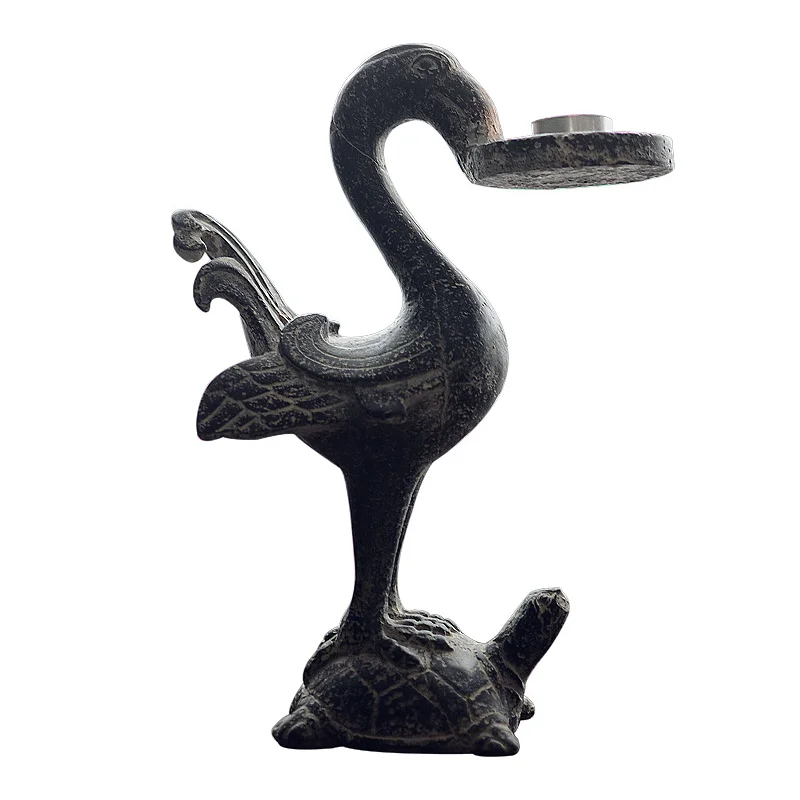 

Retro creative Candlestick new Chinese style tea room home decoration Art classical Retro Candle holder Antique Centerpieces