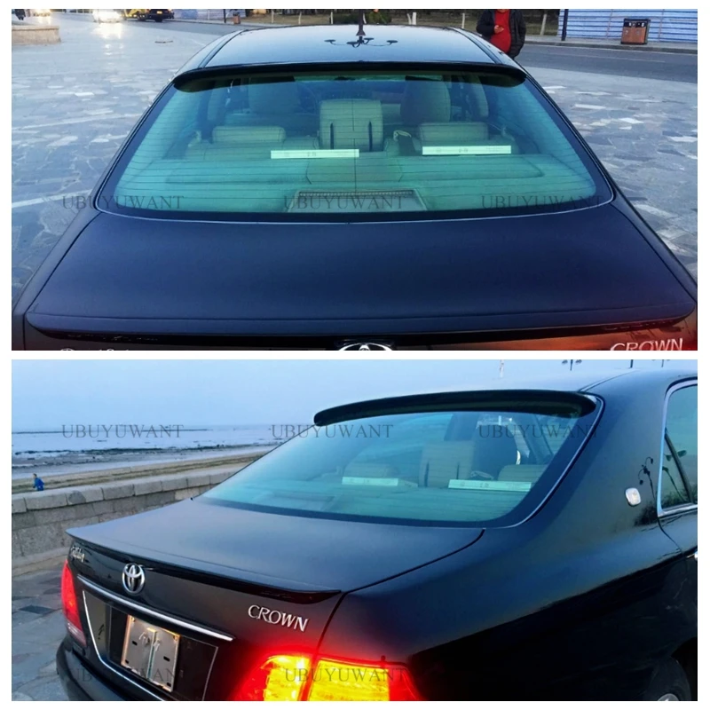 Для Toyota Crown 2005 2006 2007 2008 2009 задний спойлер на крыше высокое качество абс материал