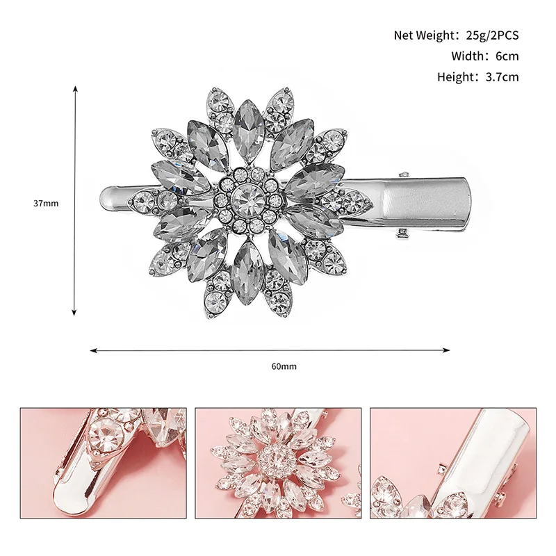 2 шт./набор заколки для волос в виде цветов | Украшения и аксессуары