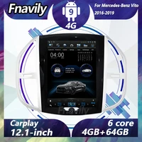 fnavily 12 1 android 9 px6 system car stereos for mercedes benz vito video dvd player radio car audio navigation gps dsp bt