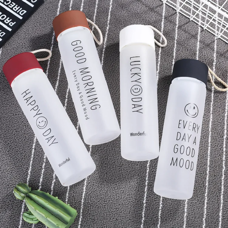 360 мл стеклянная бутылка для воды на открытом воздухе Корейская Спортивная