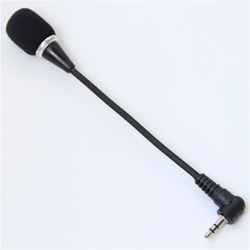 

1pcs Mini 3.5mm Jack Flexible Microphone Speaker Mic For PC Laptop Notebook