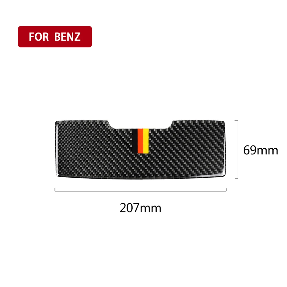 

Car Interior Decoration Glasses Box Frame Cover Trim for Mercedes Benz C Class GLC Carbon Fiber Stylish Decals Accessories